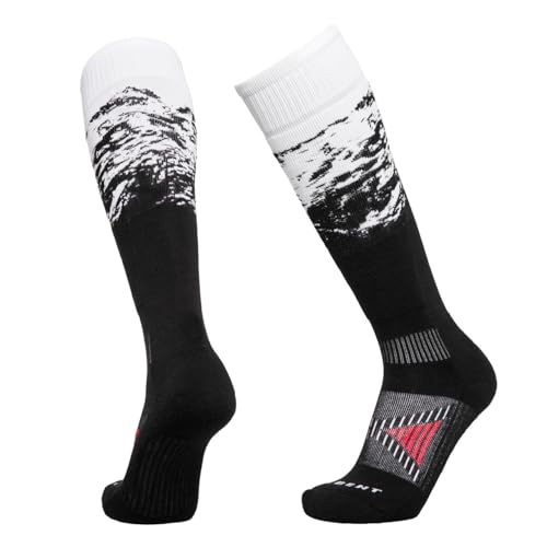 Le Bent Sammy Carlson Zero Cushion Pro Series Ski Sock (Men's), Alpine Ash, Medium