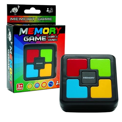 Gelabur Handheld Memory Games for Kids Ages 4-8, Light Up Electronic Toys, Car Travel Board Games for Kids,Birthday Gifts for 3-12 Year Old Boys