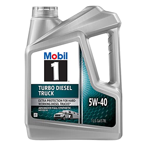 Image of Mobil 1 Turbo Diesel Truck Full Synthetic Motor Oil 5W-40, 1 Gal