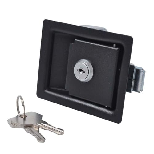 LIOOBO Werkzeugkasten Anhänger Rv Auto Schlösser Kohlenstoffstahl Diebstahl Paddel Griff Schlösser Anhänger Wohnwagen Teile Zubehör 4 Stücke