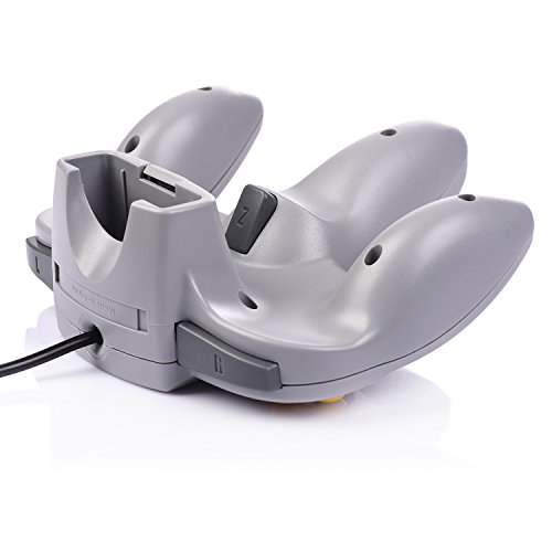 2 Pack N64 Controller, Innext Classic Wired N64 64-Bit Gamepad Joystick For Ultra 64 Video Game Console N64 System (Grey) #TOP7