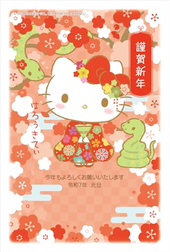 新品未使用未開封　年賀状お正月　ハローキティキティちゃんいぐさカード 41aqJgAGNZL.jpg