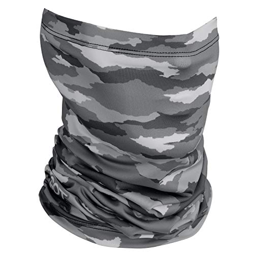 Image of UPF 50+ Fishing Neck Gaiter - UV Face Mask Sun Protection for Men Women | Moisture-Wicking, Quick-Drying, Built-in SPF, UVA /UVB Blocking, Hunting Camo Design, Versatile Headwear