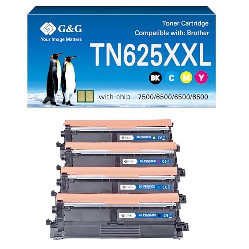 TN625XXL lot de 4 toners pour Brother HL-L8430CDW L8570CDW MFC-L8730CDW