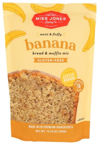 Miss Jones Baki NGCO Banana Bread Mix 12.35 oz (Pack of 6)