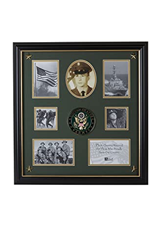 United States Army Medallion 7 Picture Collage Frame
