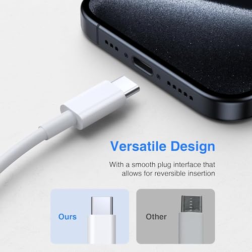 Image of Type C Cable Fast Charging - 120W | HyperCharge Compatible with Xiaomi, Redmi, Poco, Mi, Realme, iQOO, Infinix & USB Type C Devices | USB A to Type C Cable | Fast Data Sync - White