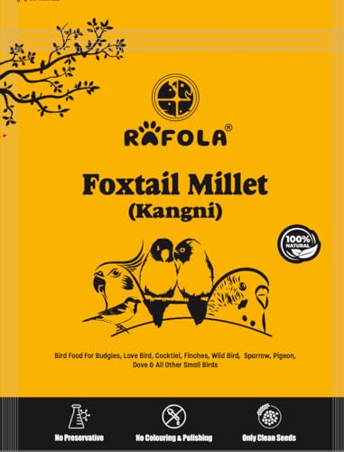 Image of Foxtail Millet, Bird Food for Exotic Birds All Life Stages 900gm