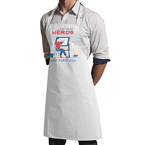 Tablier cuisine architecte premium en coton robuste élégant pour professionnels de la maison - 3