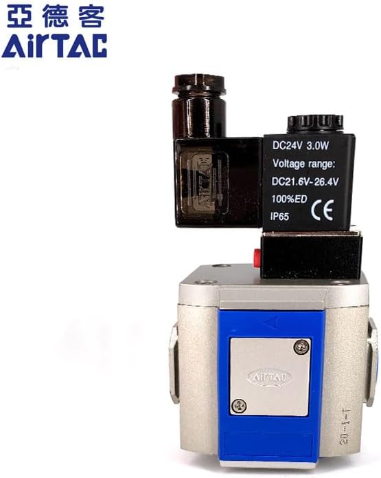 AirTAC Original Slow Start Valve GV200/GV300/GV400-06/08/10/15-F1-A/B - (Color: GV300-15 DC24V)