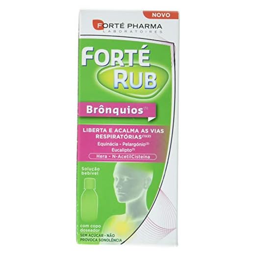 FORTE PHARMA Forte Rub BRONQUIOS Jarabe 200ml, Estándar, Único