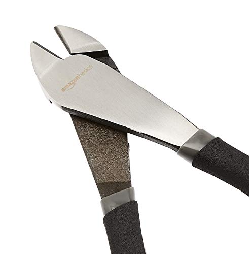 Amazon Basics Angled Head High Leverage Diagonal Cutters - 8-Inch #TOP2