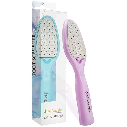 Image of Midazzle Triangle & 3 in 1 Rectangle Foot Scrubber, Callus Remover - Colors May Vary - (Pack of 2)