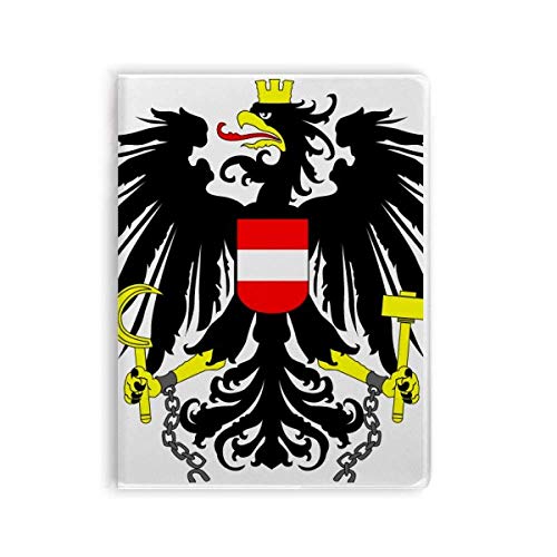 Journal Autriche à couverture souple carnet de notes blason autrichien gris