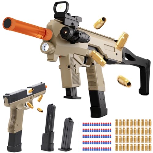 Bugrtey Two Modes Toy Gun Shell Ejecting Rifle...