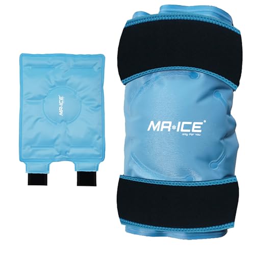 Knee Ice Pack Wrap for Knee Replacement Surgery - Flexible Cold Therapy for Post-Surgery Recovery Arthritis ACL & Meniscus Injuries