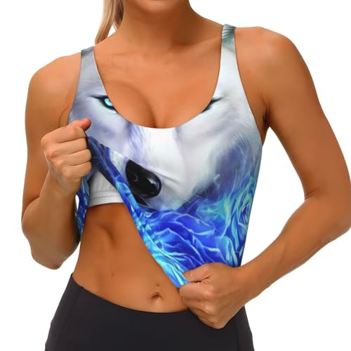 Women Girls Comfort Fit Yoga Vest Athletic Tank for Training Running4