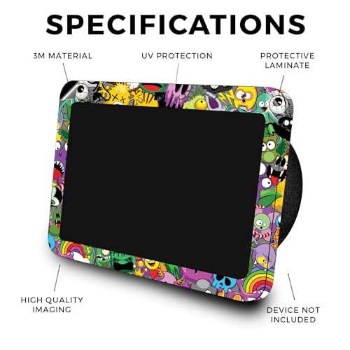 Image of Skin Compatible with Amazon Echo Show 8 (3rd Gen, 2023) - Monster Mash - Premium 3M Vinyl Protective Wrap Decal Cover - Easy to Apply | Crafted in The USA by MightySkins