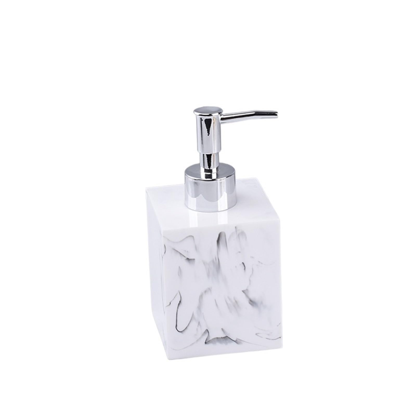 Mdnipqbam White Exquisite This Countertop Soap Dispenser Features A Marble-Textured Design And Comes With A Pump For Bathroom(,M)