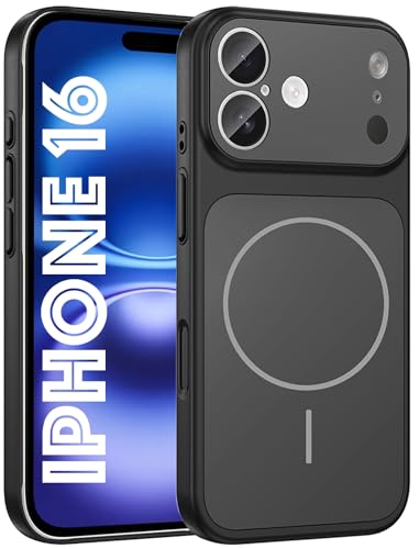 Image of SHINESTAR Converter Case for iPhone 16 | Premium Protective Mag-Safe Cover | iPhone 17 Pro / 17 Pro Max Series Style Design | in-Built Camera Guard | Wireless Charging Compatible - Black