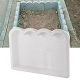 【Funny DIY】: DIY plastic molded paving mold, is a personalized brick mold, laying out the effect posted up like blocks of stones, so the path is more exotic, to create a style of their own garden path.