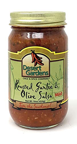 roasted garlic salsa - Desert Gardens Roasted Garlic & Olive Salsa (Mild)