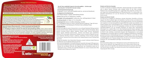 Roundup Unkrautfrei Express, 5 Liter Nachfüll-Kanister, Fertigmischung zur Bekämpfung von Unkräutern und Gräsern