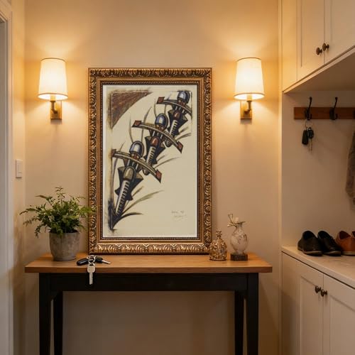 Impression sur toile vintage Speedway Andrews déco tableau suspendu 41x61 cm