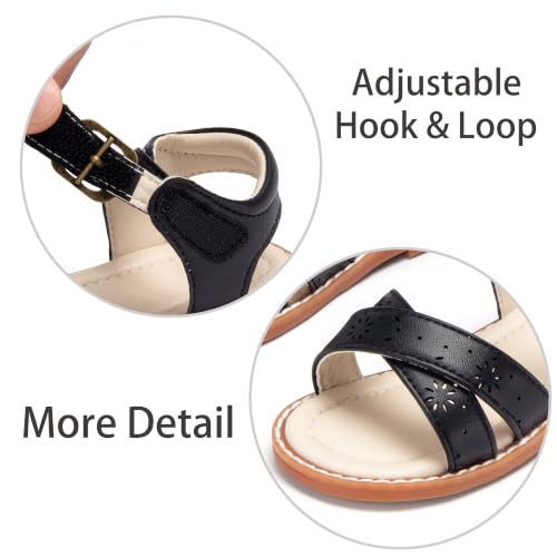 Image of ESTINE Girls Sandal Dress Shoe for Toddler /Little Kid Party School Shoe