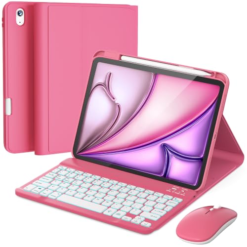 Image of RAYMCRAFT for iPad Air 11'' / Air 5th-4th Gen Keyboard Case & Mouse Combo