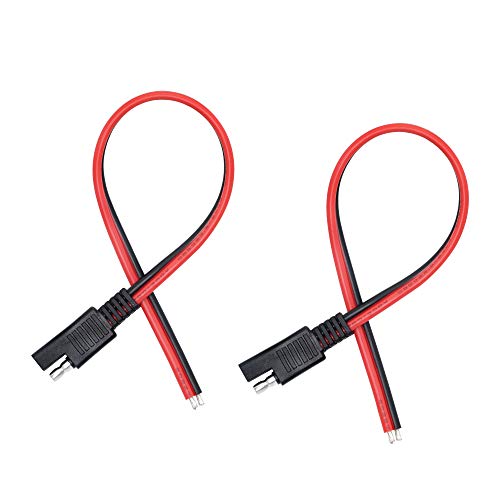 WMYCONGCONG Cavo di prolunga SAE a SAE, 2 pezzi, connettore SAE a scollegamento rapido, 18 AWG