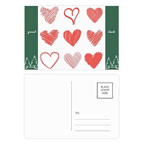 Cartes postales Saint Valentin pour écrire vos vœux de bonne chance à vos proches au quotidien