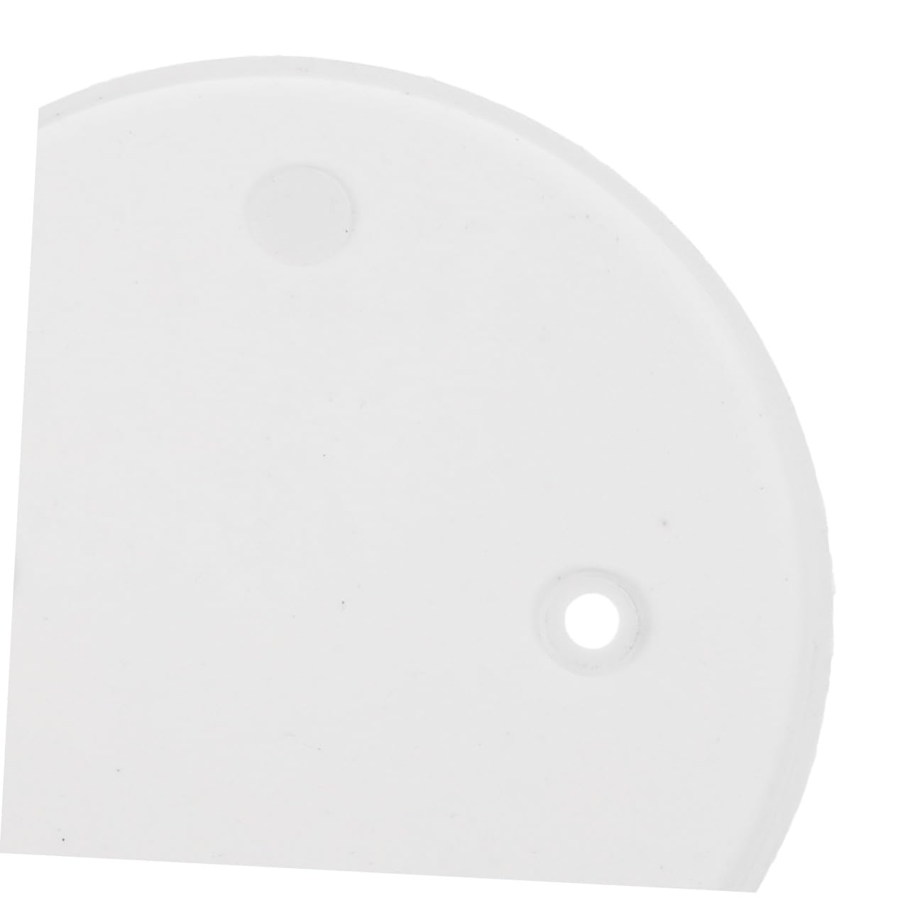 PLAFOPE 50 Stück Abdeckplatten für Deckenventilator aus Pp Runde und Achteckige Form Flache Runde Rohplatte Weiße Kabeldose Deckenabdeckung für Einfache Kabelführung