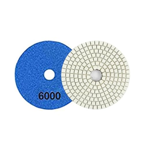 SDFUBO Discos de pulido diamante 4 pulgadas y 100 mm, flexibles, húmedos secos, for granito, piedra, hormigón, mármol, lijado, herramienta manual .0527