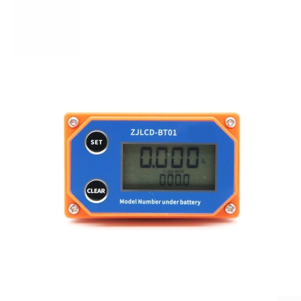 Caudalímetro digital DN25 G1 con pantalla LCD, rango de medición de 20-280 L/MIN para agua y líquidos, caudalímetro industrial de hasta 20 bar