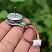 Leloo Lcuihong-Mini-Gleichstrommotor 22mm ultradünner bürstenloser Motor, DC6V-DC7.2V-Motor mit seltener Erde starker Magnet, Außenrotor, Mini-Dreiphasen-Vierdrahtmotor DIY Ersatzteile
