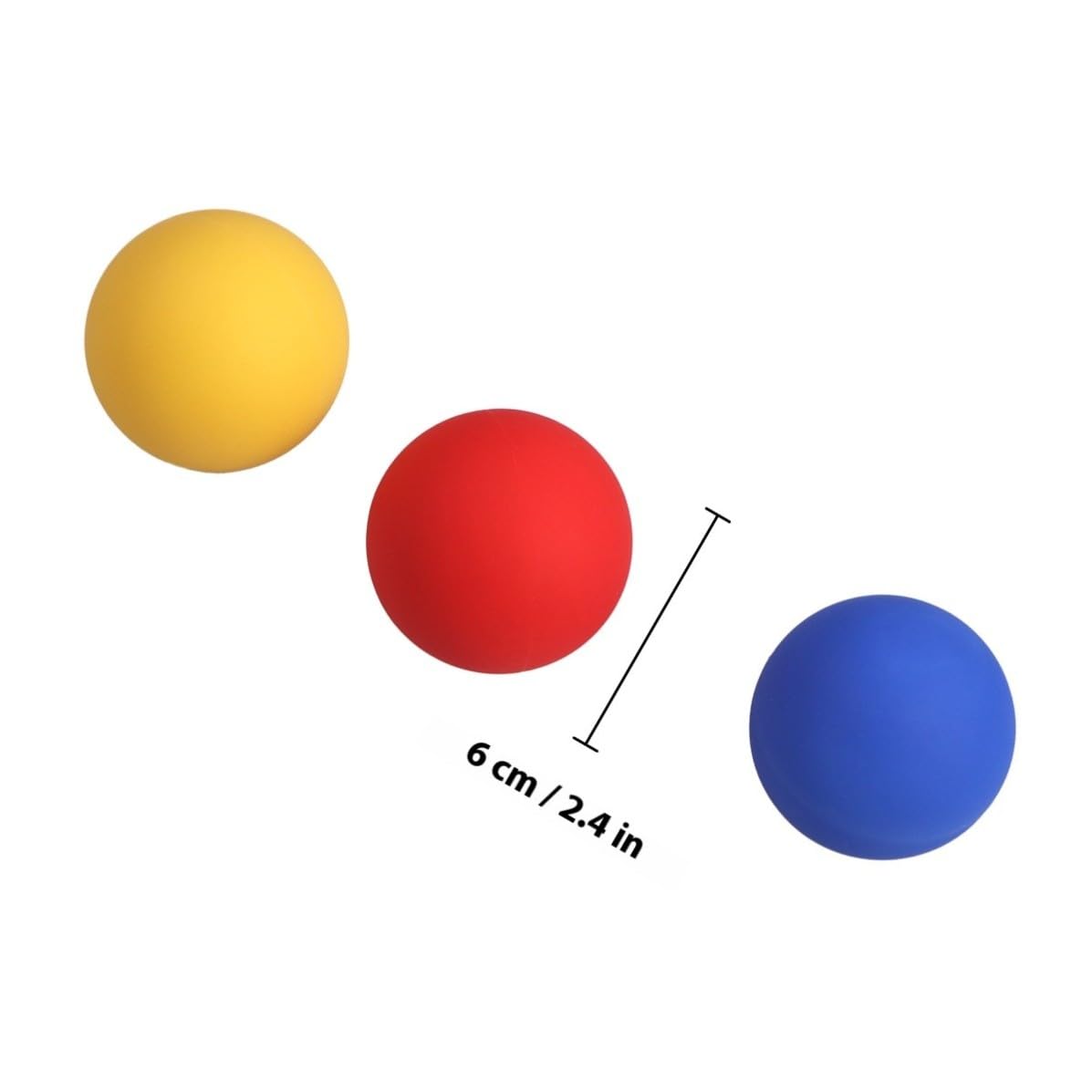 Operitacx 10 Unidades Bolas de Masaje de Silicona para Liberación y Terapia de Puntos Gatillo Función de Trigger Point Therapy para Aliviar Nudos Musculares Color Aleatorio