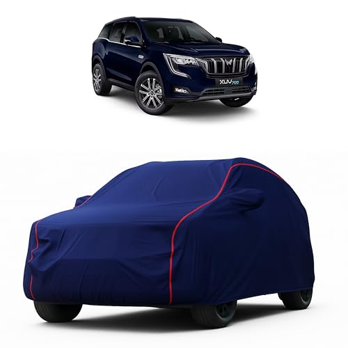 Image of Heavy-Duty Car Cover for Compatible with Mahindra XUV 700 (2021 to 2025 All Models) Deluxe Car Protection Cover - Waterproof & UV-Resistant All-Season Exterior Protection