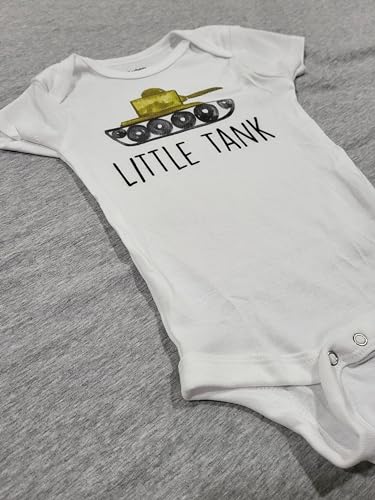 Military Tank - Baby Boy Girl Clothes Infant Bodysuit Funny Cute Newborn4