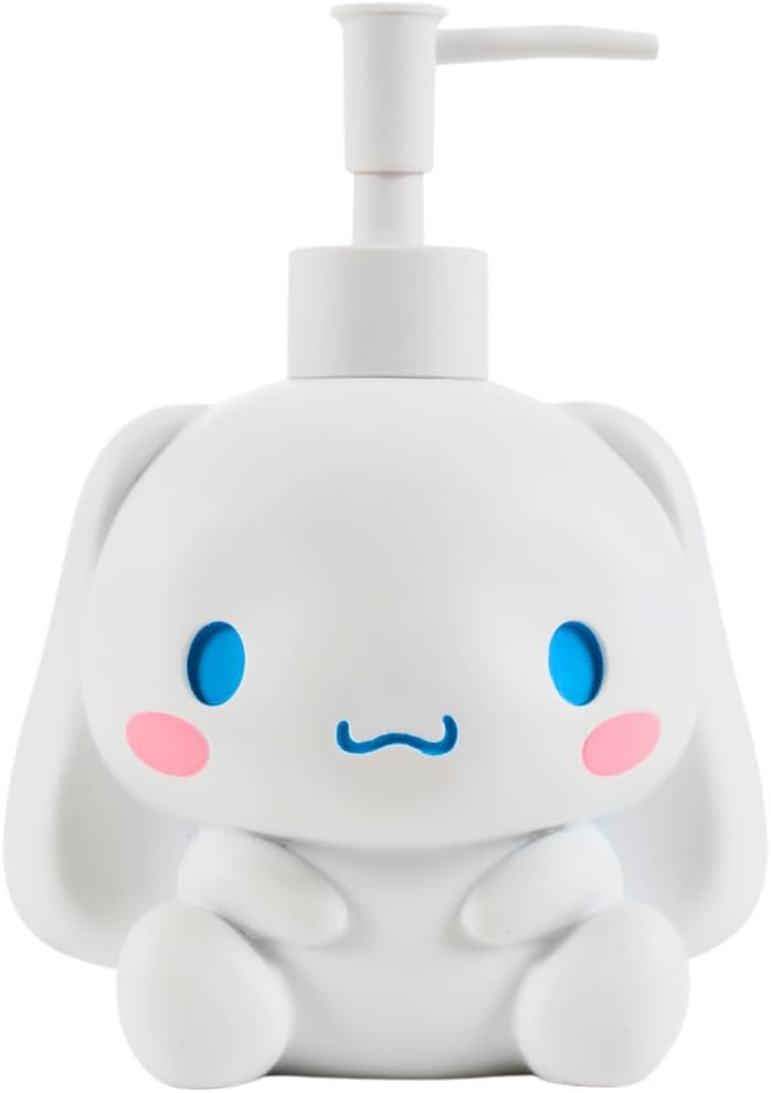 Cinnamoroll Soap/Lotion/Hand Sanitizer Resin Pump Dispenser, 12 Ounces, (Officially Licensed Product) By Franco Collectibles