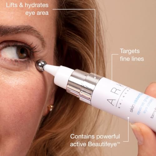 ARK Skincare Reverse Gravity Eye Cream, Lifts, Hydrates & Tones Eyes, with Massage Ball Applicator, Persian Silk Tree, Allantoin & Aloe Vera, 15ml - Image 4