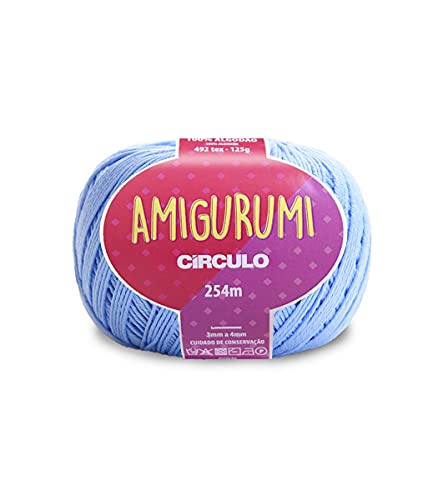 Circulo Amigurumi Fil 100% coton vierge 125 g 254 m Hortensia