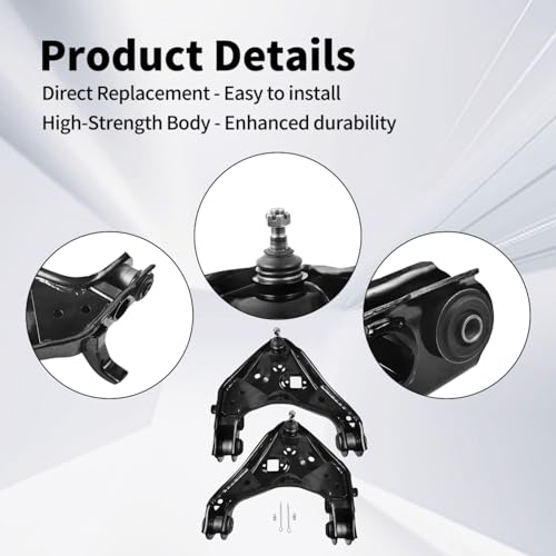 KAYULONE Front Lower Control Arm 2WD - Torsion Bar Suspension Fit for Ford Explorer 1995-2005 Ranger 1998-2011 Mazda B2500 1999/2001 B3000 1998-2007 B4000 1998-2009 - 2 Set Suspension Kit by KAYULONE - Image 5