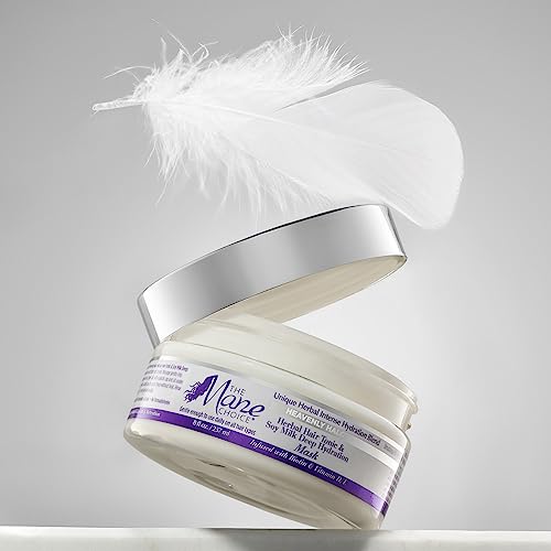 The Mane Choice Heavenly Halo Herbal Hair Tonic & Soy Milk Deep Hydration Mask, 8 Ounce #TOP2