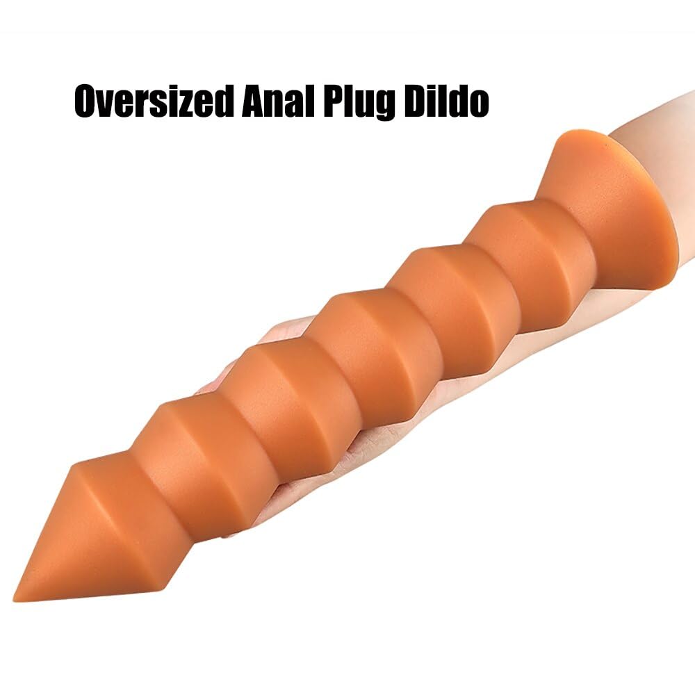 Plug anale Prodotti del sesso della spina anale sovradimensionata del silicone liquido Giocattoli del sesso della spina di estremità dell'ano lungo dell'ano anale