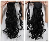 Naturalnie wyglądające przedłużenie kucyka, Invisible Seamless Women's Wig Ponytail Long Curly Synthetic Hair, Gęste i naturalnie wyglądające przedłużenia włos(Light Brown)
