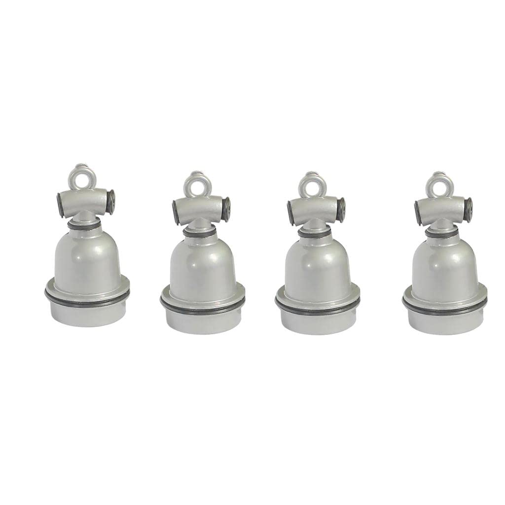 MERISHOPP®4pcs E27 Screw Heat Lamp Holder E27 Lamp Socket Bulb Base for Pig Cow Silver|Home & Garden | Lamps Lighting & Ceiling Fans | Other Lighting & Ceiling Fans|4 Piece E27 Lamp Holder-image-28