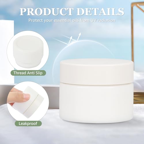 Récipient à crème opaque anti-UV pour préserver l'efficacité des soins visage