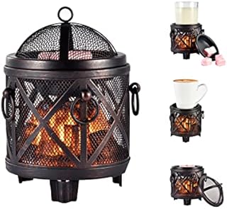 Dicimi wax melt warmer,wax warmer for scented wax,candle wax warmer,wax melt warmer for scented wax,oil burner,scentsy wax warmer,electric wax warmer, Spa and Aromatherapy Ideal Gifts(Fireplace Stove)