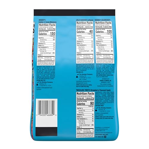Hershey's Assorted Halloween Candy and Chocolate Bulk Variety Pack 20.65 oz | HERSHEY'S, REESE'S, KIT KAT, TWIZZLERS, HARIBO, JOLLY RANCHER Trick or Treat Bulk Candy, 65 individually wrapped pieces - image 3